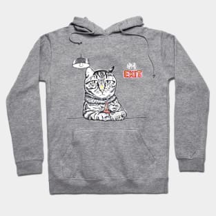 Sartre's Cat Hoodie